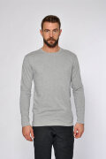 TARZAN Simon grey melange Langarmshirt