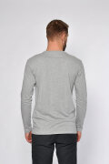 TARZAN Simon grey melange Langarmshirt