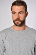 TARZAN Simon grey melange Langarmshirt