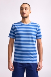 TARZAN Silvan dark blue/light blue t-shirt