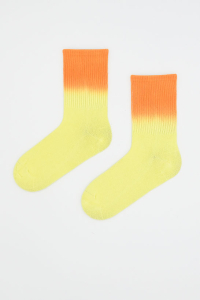TARZAN Socken gelb orange batik 36-40