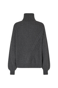 MADS NORGAARD Rerik charcoal melange sweater
