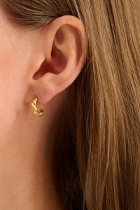 PERNILLE CORYDON e-466-gp small Hana Earrings