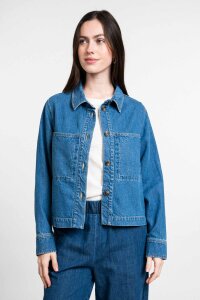 TARZAN Jolene denim mid light wash Jeans Jacke M