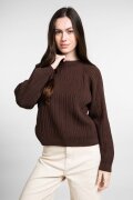 TARZAN Pamina coffee bean Strickpullover