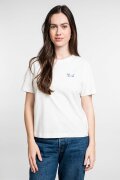 TARZAN Lina regular snow white doggy T-Shirt