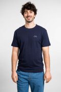 TARZAN David slub marine  velo bunt T-Shirt