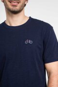 TARZAN David slub marine  velo bunt T-Shirt