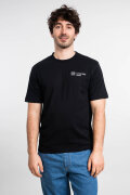UNI BASEL T-Shirt Unisex schwarz mit Druck-Logo M