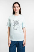 UNI BASEL T-Shirt Unisex Starlight Blue mit Druck-Logo