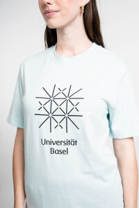 UNI BASEL T-Shirt Unisex Starlight Blue mit Druck-Logo M