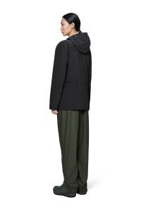 RAINS Suva black hardshell string W jacket W3