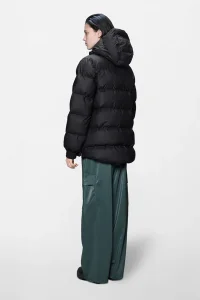 RAINS Alta black a-line puffer W jacket W3T3