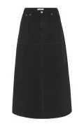 SOFT REBELS SRWilla black midi skirt