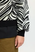 SOFT REBELS SRLynn arctic wolf knit