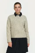 SOFT REBELS SRJulie silver mink knit