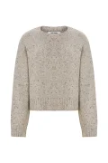 SOFT REBELS SRJulie silver mink knit