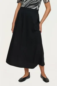 SOFT REBELS SRStormy black midi skirt
