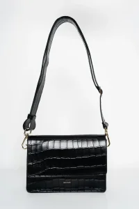 ANN KURZ The perfect square black 4378 croco