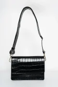 ANN KURZ The perfect square black 4378 croco