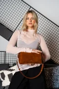 ANN KURZ Light baguette cuero 4654 suede mix