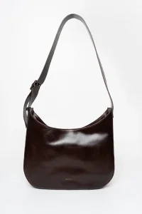 ANN KURZ Versatile hobo mocha 4560 shiny nappa
