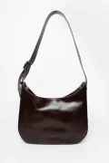 ANN KURZ Versatile hobo mocha 4560 shiny nappa