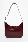 ANN KURZ Versatile hobo burgundy 4560 shiny nappa