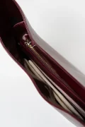 ANN KURZ Versatile hobo burgundy 4560 shiny nappa