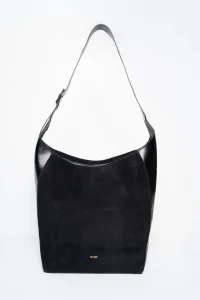 ANN KURZ Vertical shopper black 4658 suede mix