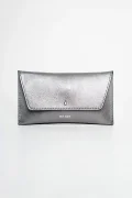 ANN KURZ Mini envelope dark silver 4496 metallic