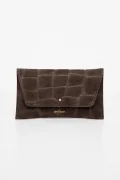 ANN KURZ Mini envelope mocha 4496 croco suede