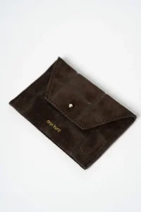 ANN KURZ Tiny envelope mocha 4012 croco suede