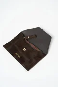 ANN KURZ Tiny envelope mocha 4012 croco suede