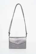 ANN KURZ Mini cute clutch dark silver 4657 metallic