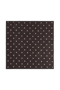 MARKBERG KyotoMBG polka dot brown scarf