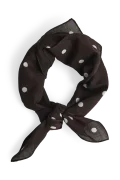 MARKBERG KyotoMBG polka dot brown scarf