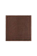MARKBERG KyotoMBG stripe brown w/black scarf