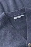 KNOWLEDGE COTTON APPAREL 1080144/1226 Soufflé vintage indigo cardigan