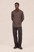 NN07 Deon bordeaux check 5465 shirt