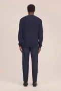 NN07 Hope navy melange 60060 sweater