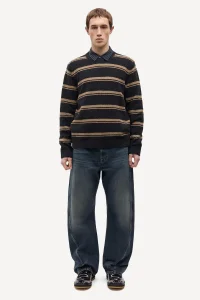 SAMSOE&SAMSOE Sanino lead gray st. sweater