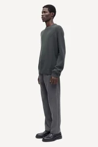 SAMSOE&SAMSOE Sabertil dark grey mel. trousers