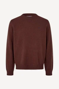 SAMSOE&SAMSOE Sapatrik bitter chocolate sweater