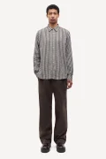 SAMSOE&SAMSOE Saryan x brown ch. shirt