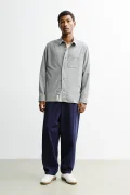 ROTHOLZ Flannel light grey casual shirt