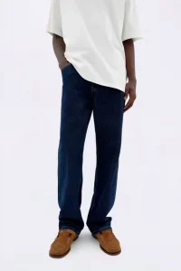 THINKING MU David dark clean denim pants