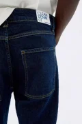 THINKING MU David dark clean denim pants