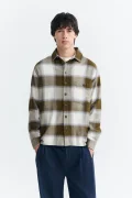 THINKING MU Theo ashe checks shirt