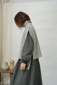 BEAUMONT ORGANIC Kanon grey marl vest